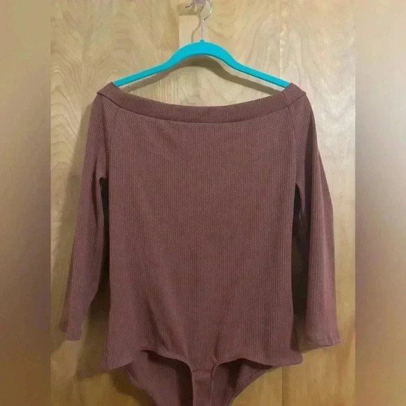 ASTR the label Bodysuit Ribbed Marsala Size XL NWT - Picture 8 of 9